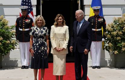 Joe i Jill Biden u Bijeloj kući dočekali prvu damu Ukrajine