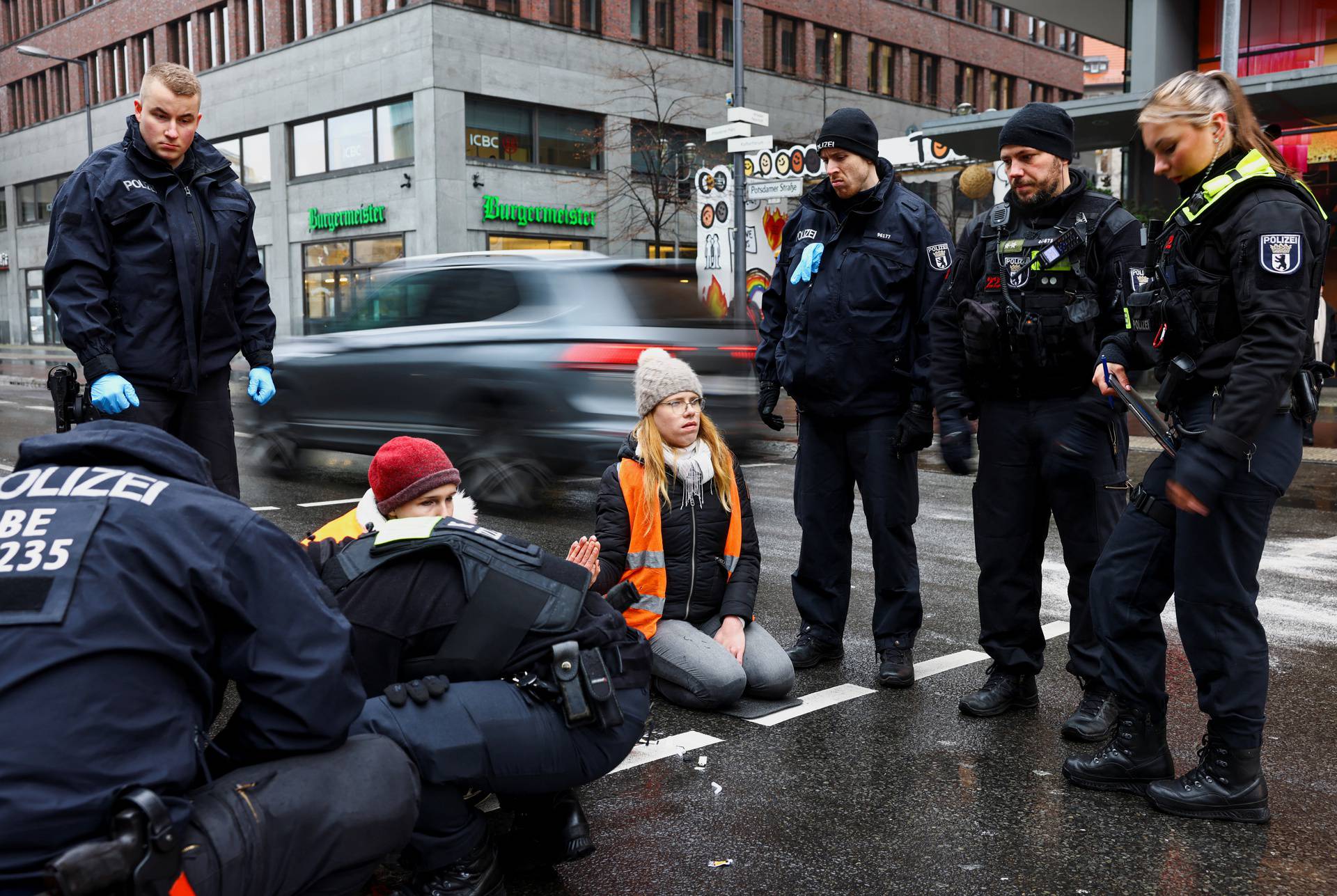 Last Generation activists protest in Berlin