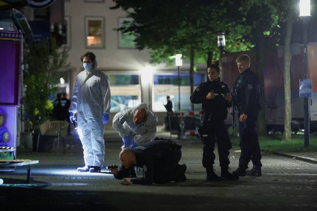 Stabbing incident at a city festival in Soligen
