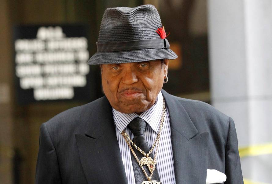 FILE PHOTO: Joe Jackson father of the late pop star Michael Jackson leaves the courthouse during Dr. Conrad Murray's trial in the death of his son in Los Angeles