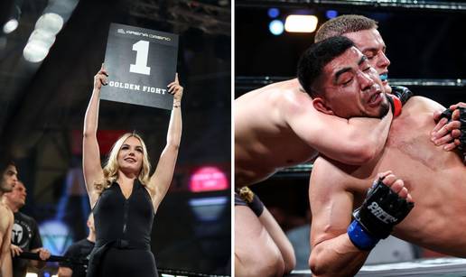 FOTO Atraktivni nokauti, krv, gušenje, udarci... Svega je bilo na Golden Fight priredbi