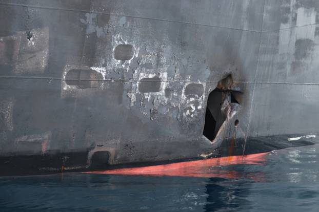 U.S. military releases new images from oil tanker attacks in Gulf of Oman