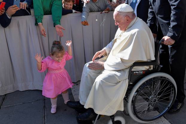 Pope Francis holds weekly general audience at the Vatican