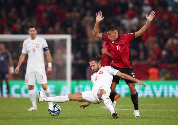 Euro 2024 Qualifier - Group E - Albania v Poland