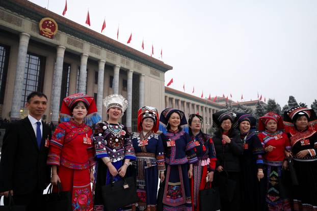 China's NPC opening session at the Great Hall of the People, in Beijing