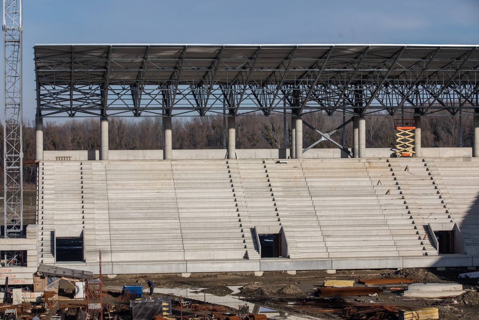 Radovi na novom stadionu osječkog prvoligaša na Pampasu u punom su jeku