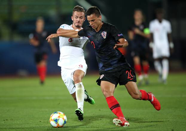 Croatia v England - 2019 UEFA European Under-21 Championship - Group C - San Marino Stadium