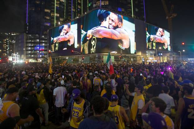 Lakers celebrate 2020 NBA Championship win in Los Angeles