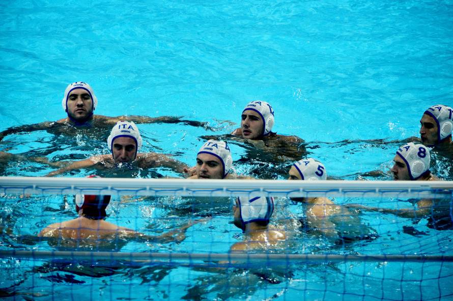 Beograd: Utakmica 3. kola druge faze EURA vaterpolista Hrvatska - Italija 