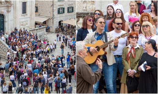 Dubrovčani su se okupili i uz pjesmu oprostili od Đele Jusića