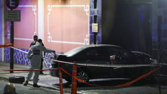 Argentine man crashes car into Chinese embassy