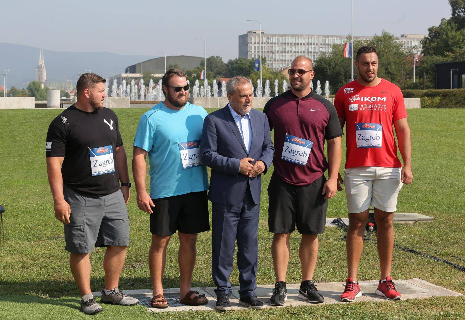 Zagreb: Konferencija za novinare s bacaÄima kugle povodom HanÅ¾ekoviÄevog memorijala