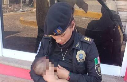 Meksička policajka oduševila humanom gestom: Dojila bebu nastradalu u uraganu Otis