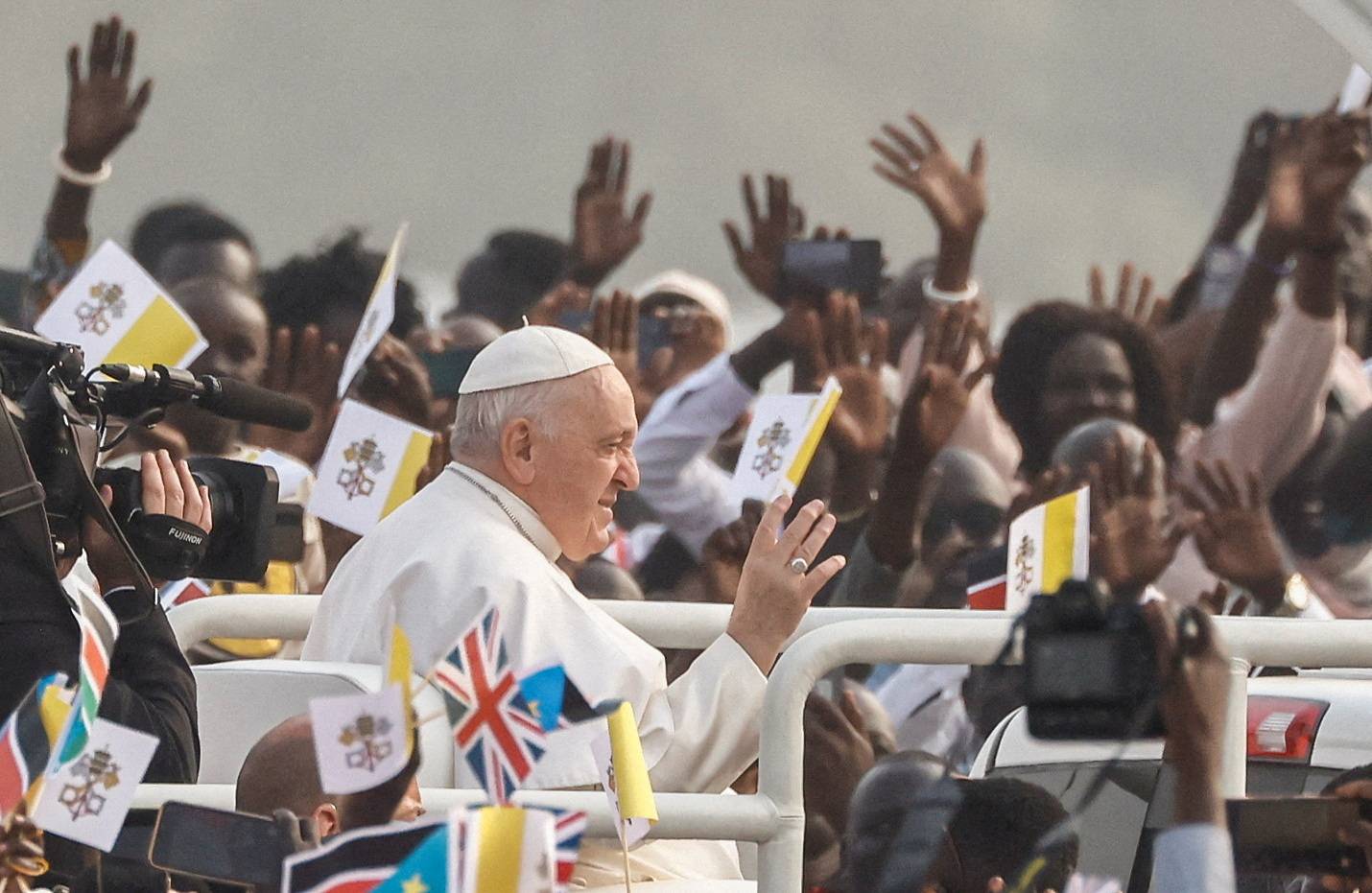 Pope Francis visits South Sudan