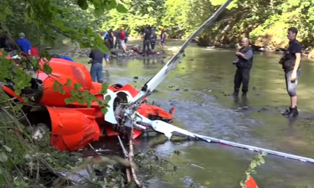 Srušio se spasilački helikopter, poginuli pacijent i tri spasioca