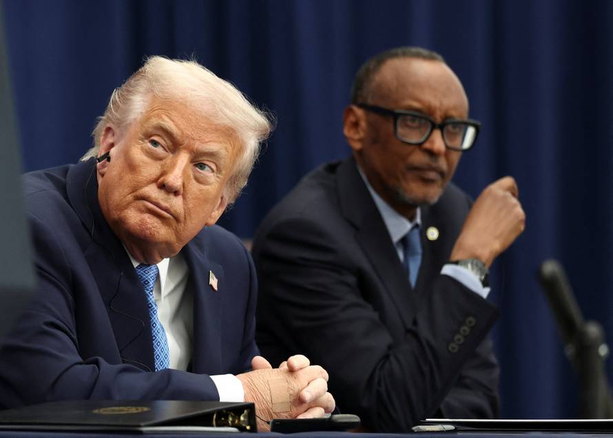 U.S. President Trump hosts leaders of Congo and Rwanda, in Washington