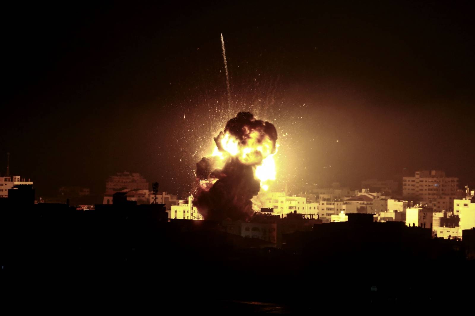 Israeli air strikes in Gaza
