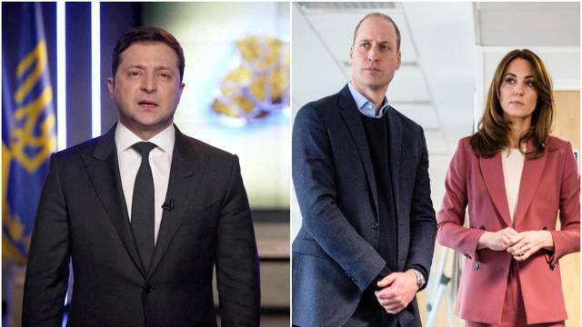 Ukrajinski predsjednik poslao poruku princu Williamu i Kate: 'Dobro će na kraju pobijediti!'
