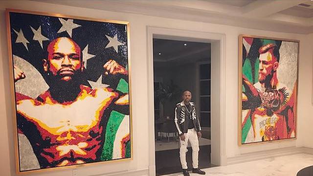 Floyd u svojoj vili ima gotovo 3 metra veliki portret McGregora