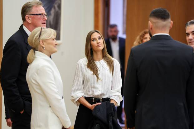 Zagreb: Predsjednik RH Zoran Milanović uručio odlikovanje Red kneza Trpimira s ogrlicom i Danicom Filipu Hrgoviću