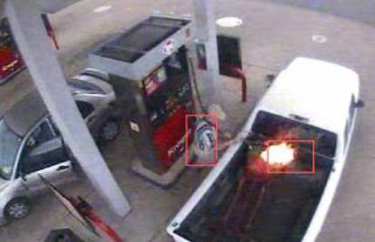 SAD: Iskra zapalila kamion na benzinskoj postaji
