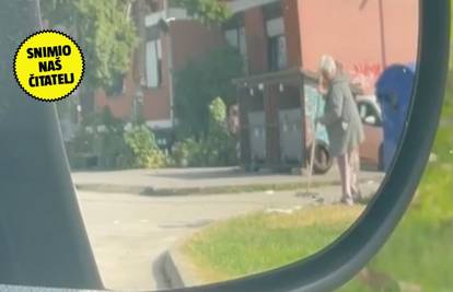 VIDEO Gospođa iz Zagreba oduševila čitatelja: 'Nabacali su papir, a ona je sve počistila'