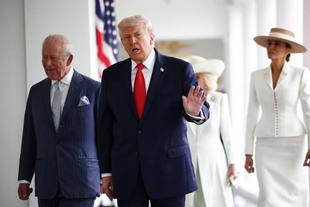 Britain's King Charles and Queen Camilla in the United States for state visit