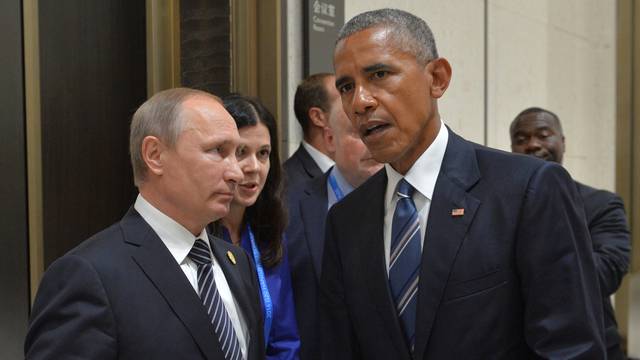 Russian President Putin meets with U.S. President Obama on sidelines of G20 Summit in Hangzhou