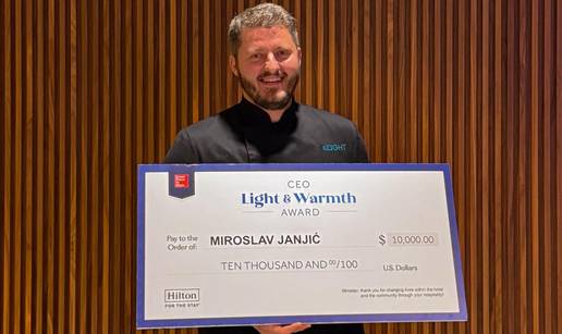 Chef Miroslav Janji&cacute; iz Opatije me&dstrok;u najboljima na svijetu: Hilton mu dao najve&cacute;e priznanje