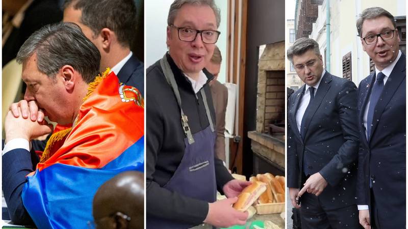KRALJ PATETIKE VUČIĆ Ogrtao se zastavom, glumio spasitelja, jeo parizer. Onda su došli studenti