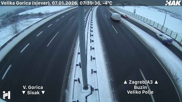 FOTO Autoceste diljem Hrvatske zametene snijegom, pogledajte