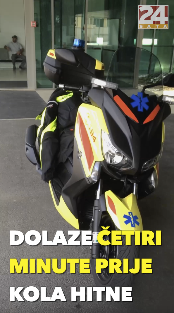 Zagreb: Hitna na motociklima spašava živote brže od ostalih