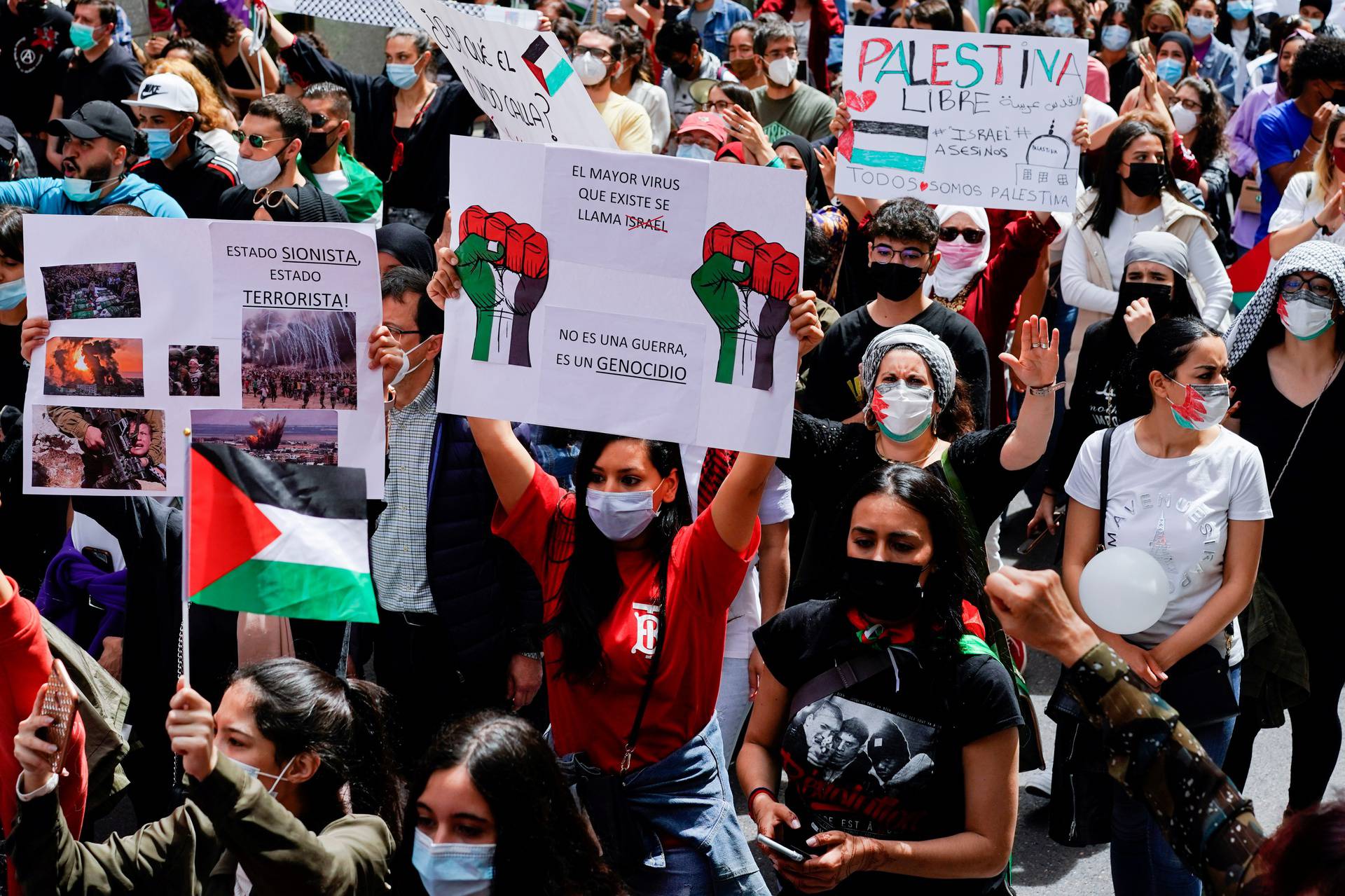 Masovni prosvjedi u Madridu i Bejrutu zbog izraelskih napada na Gazu: Ovo je genocid, ne rat