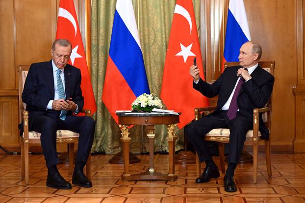 Russian President Putin and Turkish President Erdogan meet in Sochi