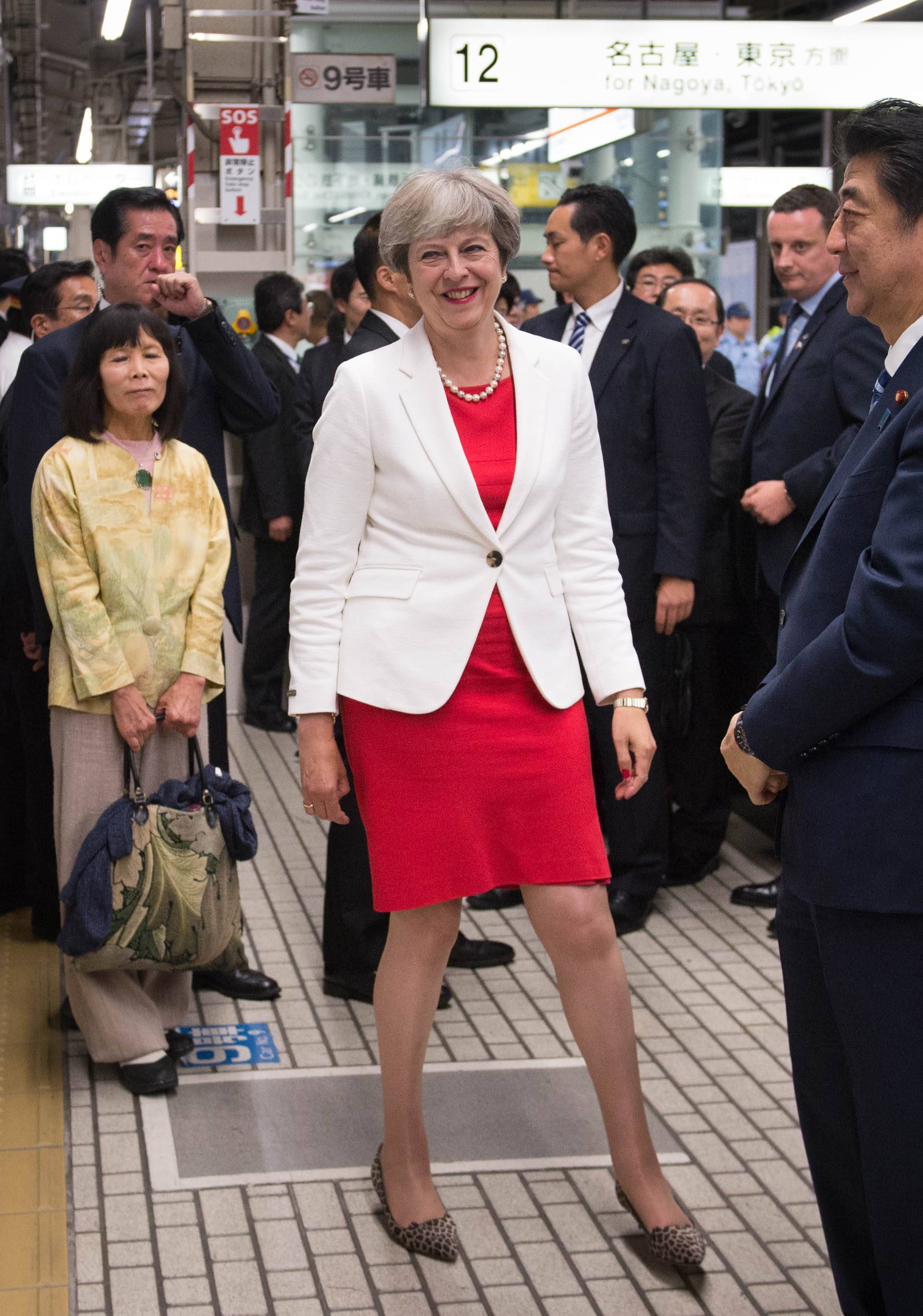 Theresa May visit to Japan
