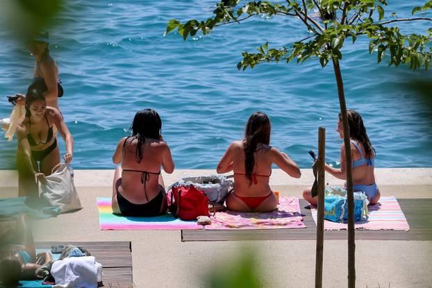 Zadarske plaže su pune kupača