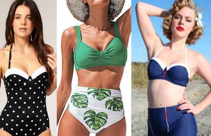 Fini retro stil pedesetih: Divne vintage kombinacije za plažu