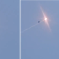 Navodna snimka borbe: Mig 29 protiv ruskog drona kamikaze. Ukrajinski pilot se katapultirao