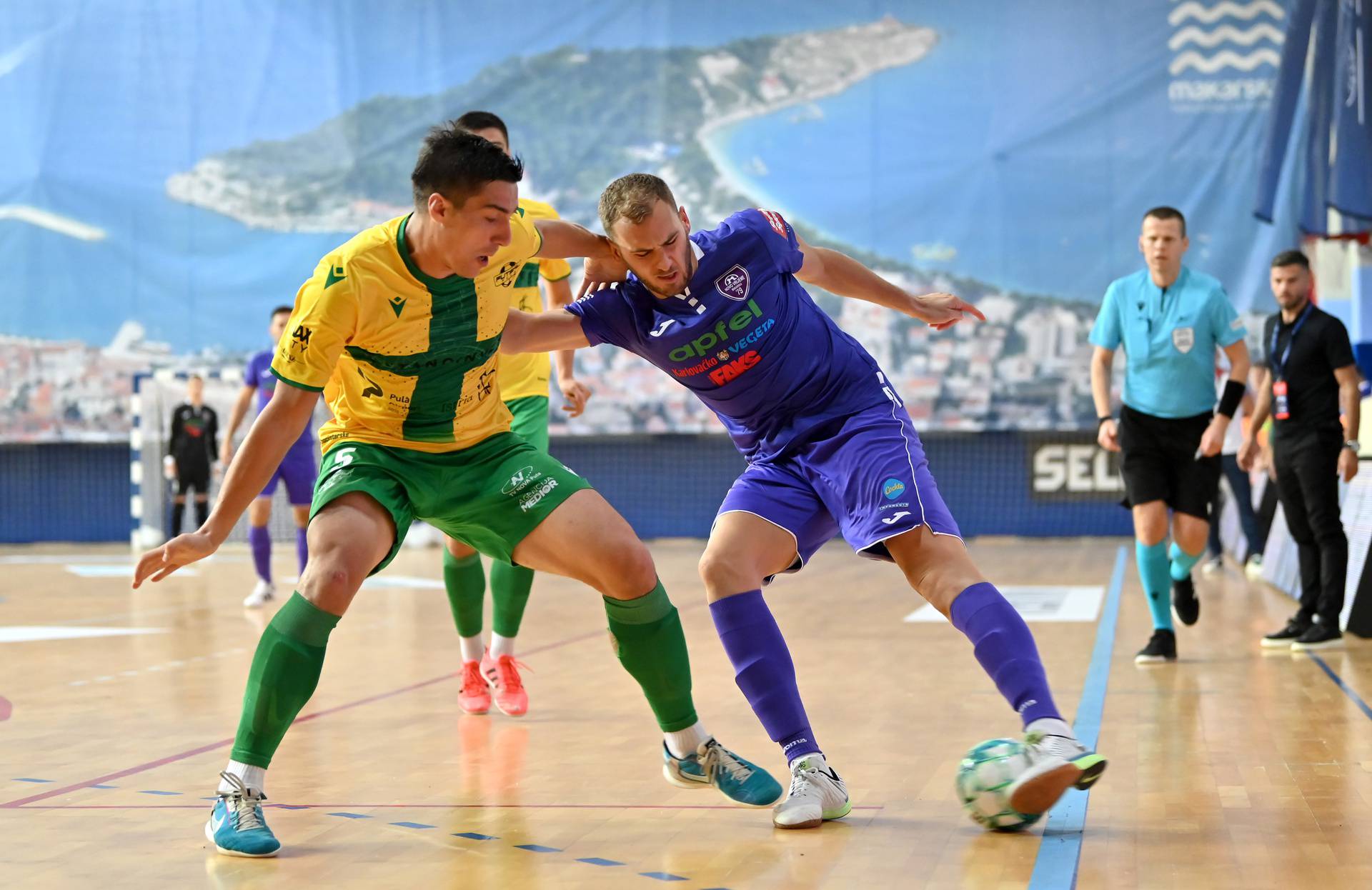 Makarska: Kvalifikacije UEFA Futsal Lige prvaka, Novo Vrijeme - Futsal Pula
