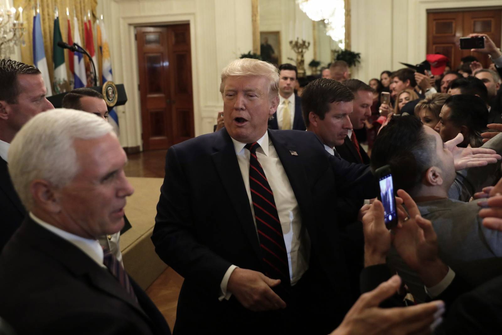 Trump at the Hispanic Heritage Month Reception