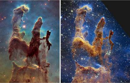 FOTO 'Stupovi stvaranja' kao nikad dosad: Webb otkrio nove detalje slavne fotke iz svemira