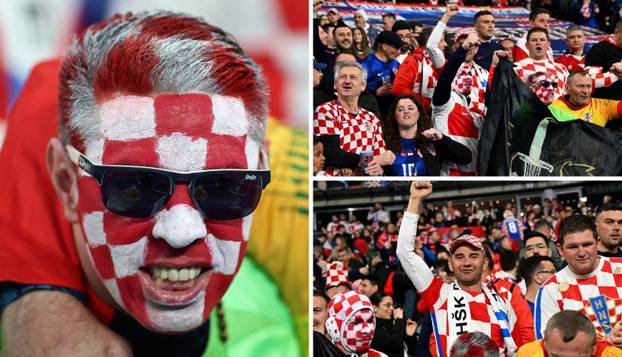 FOTO Francuzi će pamtiti glasne Hrvate: Crvene i bijele 'kockice' zagrmjele Stade de Franceom