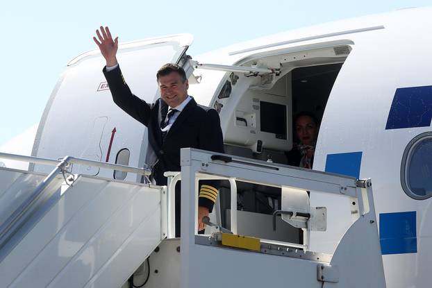 Zagreb: Slijetanje Airbusa A220, novog zrakoplova Croatia Airlinesa