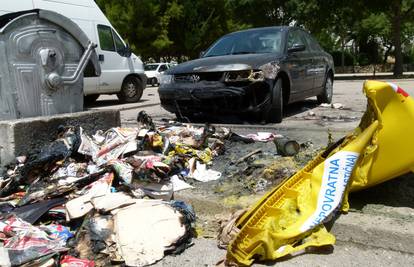 Split: Dolijali delinkventi koji su zapalili četiri automobila
