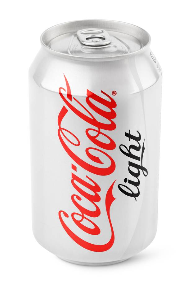 Aluminum can of Coca-Cola Light