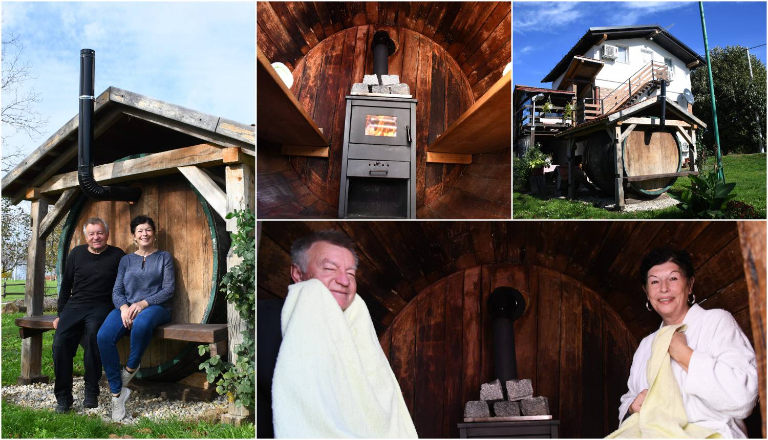 Velike bačve u Malom Kostanju: Vinski ‘šmek’ u sauni naši gosti obožavaju, a u bačvi se i karta