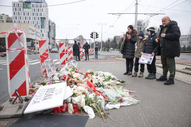 Nastavljen sedmi po redu protesti građana u Sarajevu zbog tragične tramvajske nesreće