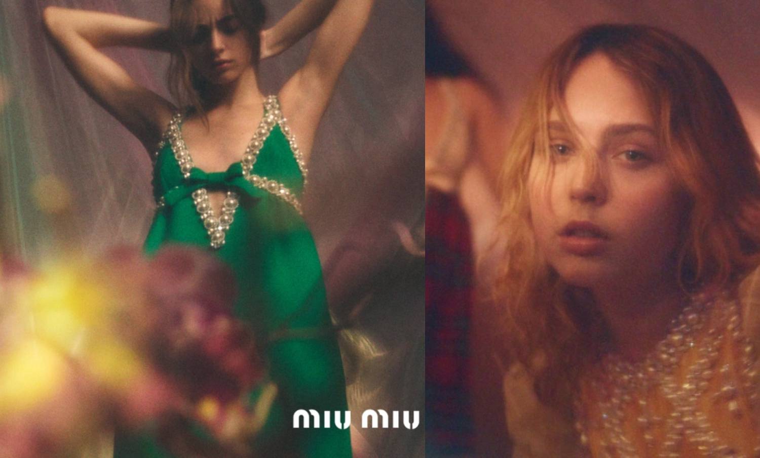 Miu Miu pre-fall 2020: Retro haljine optočene mega biserima