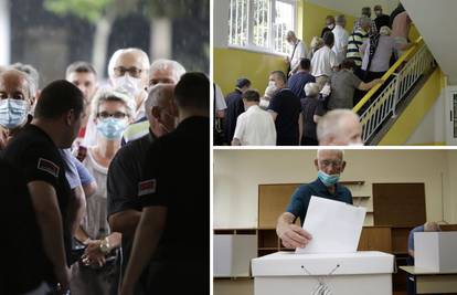 Gužve na biralištima u Mostaru od ranog jutra, svi nose maske