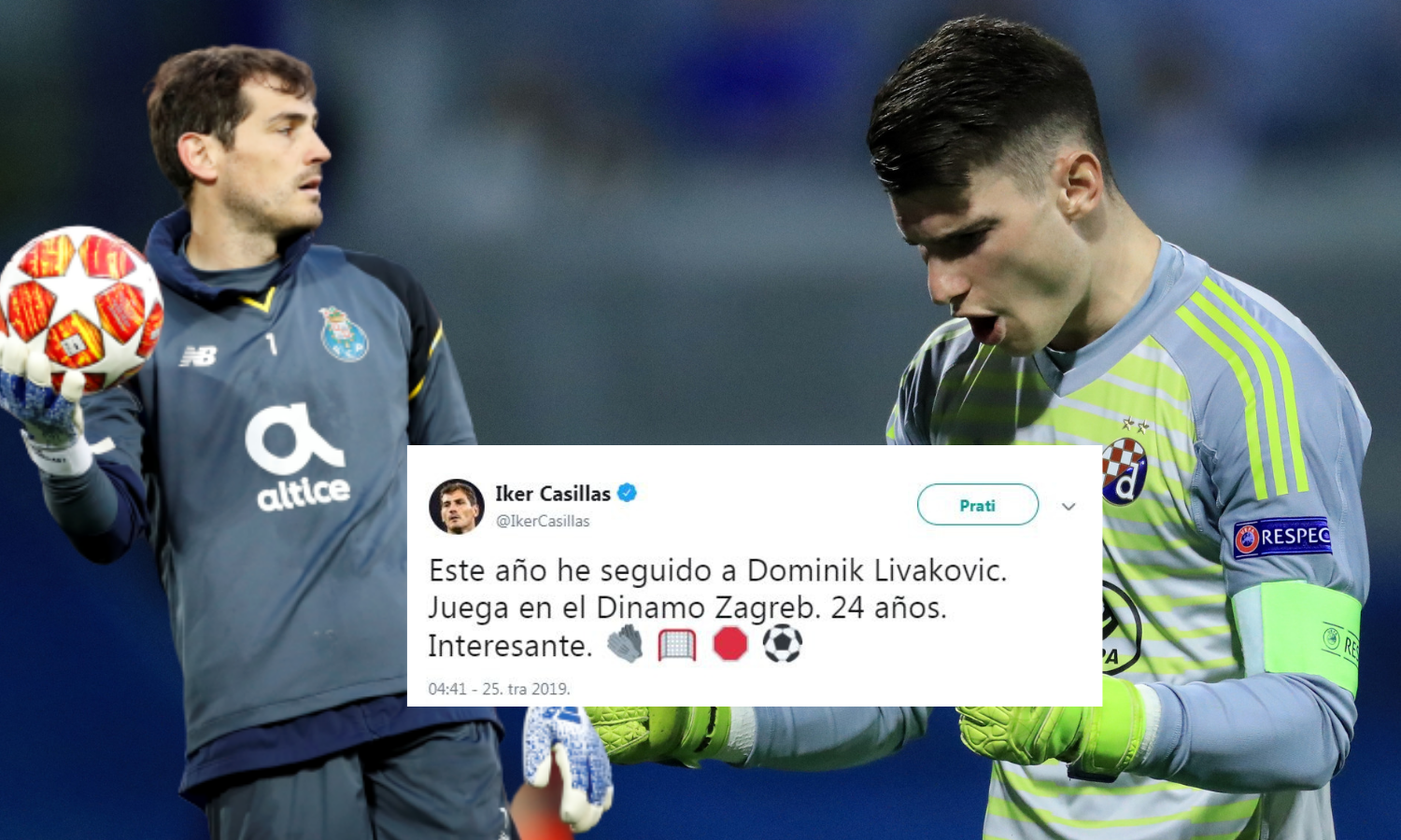 'Stiže li Livaković ovog ljeta?' Casillas i Porto u lovu na Livija
